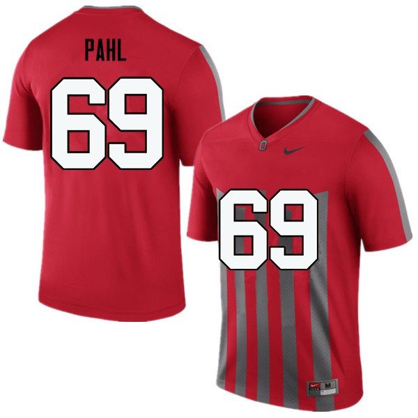 Ohio State Buckeyes #69 Brandon Pahl Men Official Jersey Throwback
